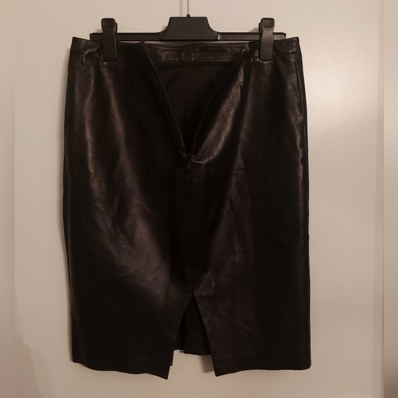DANIER Leather Skirt - Picture 3 of 4